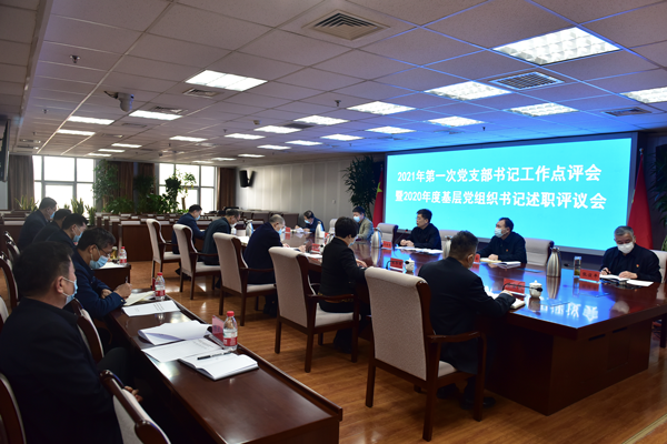 2021年第1次党支部书记工作点评会暨2020年度基层党组织书记述职评议会